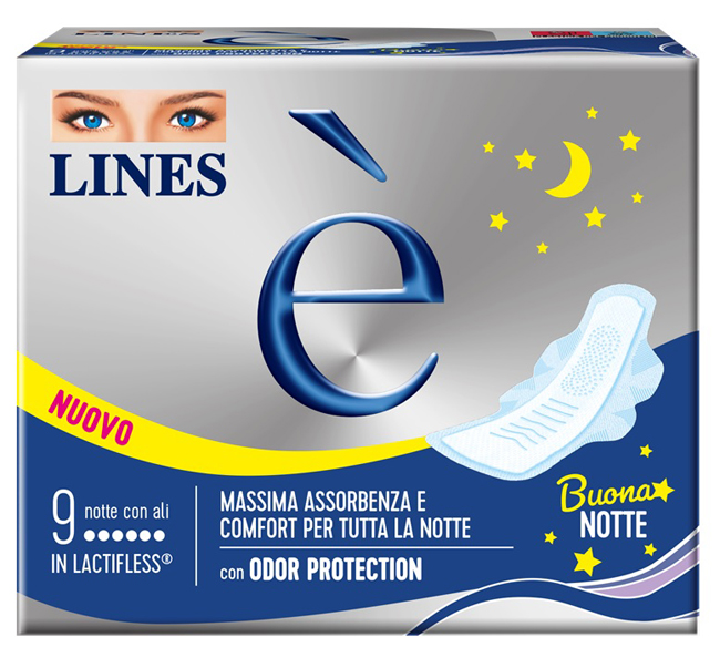 LINES E' NOTTE CARRY PACK 9 PEZZI - Farmacia Nuova Dr.ssa Gabriella Catellani