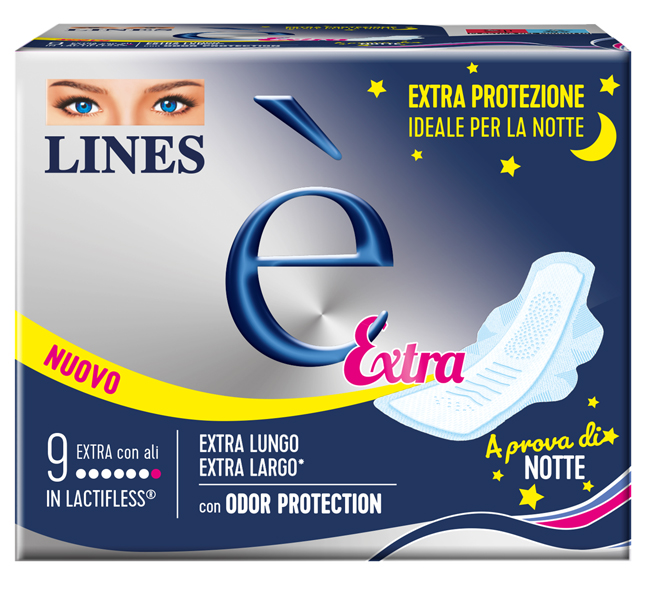 LINES E' EXTRA CARRY PACK 9 PEZZI - Farmacia Nuova Dr.ssa Gabriella Catellani