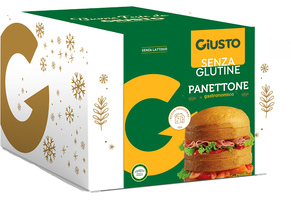 GIUSTO SENZA GLUTINE PANETTONE GASTRONOMICO 400 G - Farmacia Nuova Dr.ssa Gabriella Catellani
