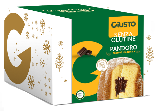 GIUSTO SENZA GLUTINE PANDORO CUORE CACAO 360 G - Farmacia Nuova Dr.ssa Gabriella Catellani