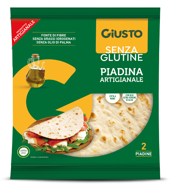 GIUSTO SENZA GLUTINE PIADINA 220 G - Farmacia Nuova Dr.ssa Gabriella Catellani