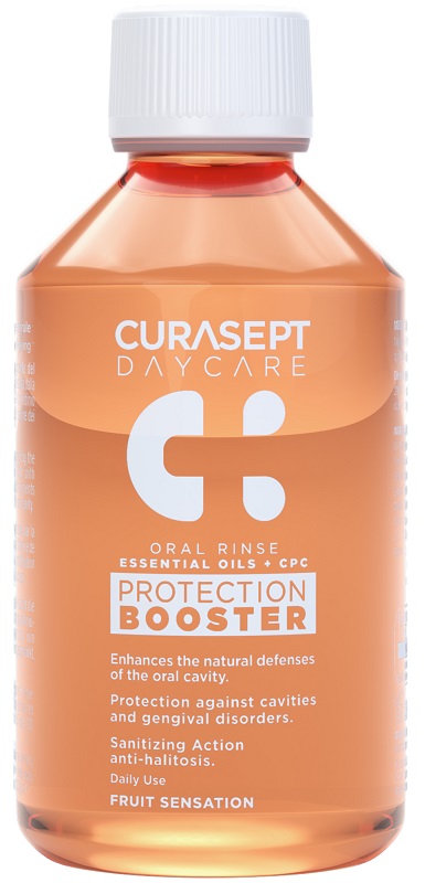 CURASEPT DAYCARE COLLUTORIO PROTECTION BOOSTER FRUIT SENSATION 500 ML - Farmacia Nuova Dr.ssa Gabriella Catellani