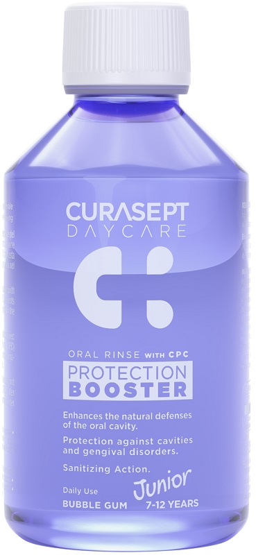 CURASEPT DAYCARE COLLUTORIO PROTECTION BOOSTER JUNIOR 250 ML - Farmacia Nuova Dr.ssa Gabriella Catellani