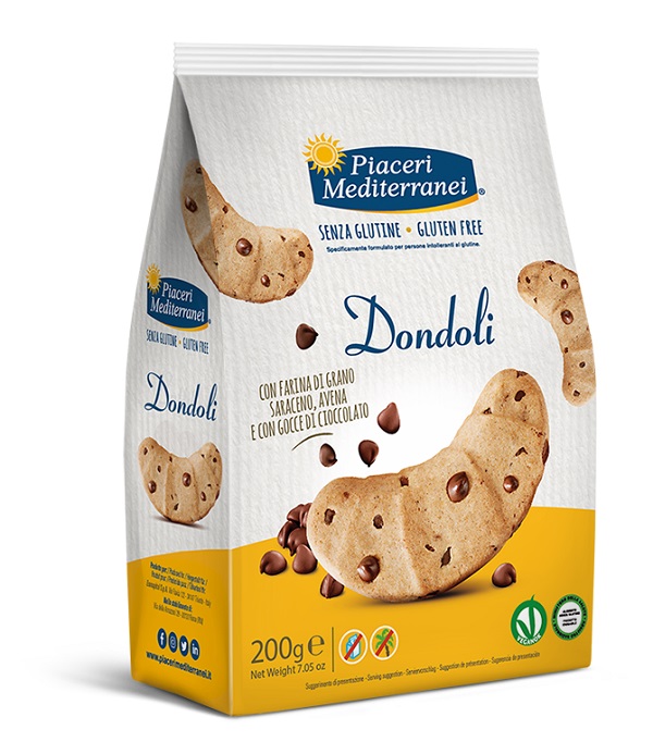 PIACERI MEDITERRANEI DONDOLI 200 G - Farmacia Nuova Dr.ssa Gabriella Catellani
