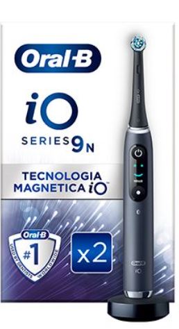 ORAL-B IO 9 BLACK SPAZZOLINO ELETTRICO + 2 REFILL - Farmacia Nuova Dr.ssa Gabriella Catellani