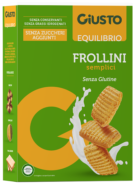GIUSTO SENZA GLUTINE FROLLINI SEMPLICI 250 G - Farmacia Nuova Dr.ssa Gabriella Catellani