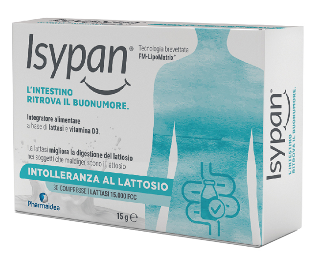 ISYPAN INTOLLERANZA LATTOSIO 30 COMPRESSE - Farmacia Nuova Dr.ssa Gabriella Catellani