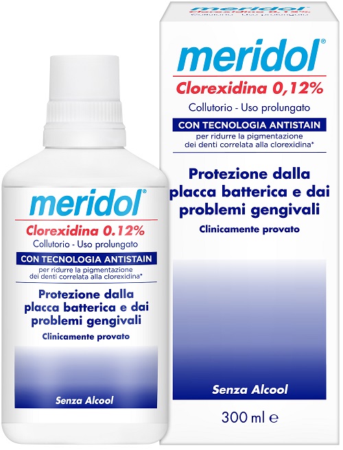 MERIDOL COLLUTORIO CLOREXIDINA 0,12% 300 ML - Farmacia Nuova Dr.ssa Gabriella Catellani