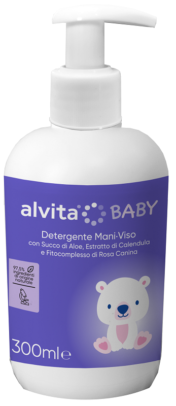 ALVITA BABY DETERGENTE MANI-VISO 300 ML - Farmacia Nuova Dr.ssa Gabriella Catellani