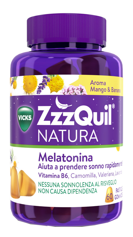ZZZQUIL NATURA MANGO & BANANA 60 PASTIGLIE GOMMOSE - Farmacia Nuova Dr.ssa Gabriella Catellani