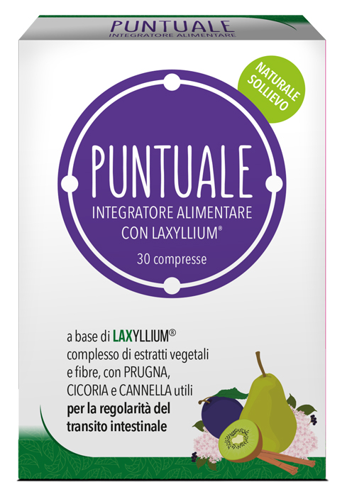 PUNTUALE CON LAXYLLIUM 30 COMPRESSE - Farmacia Nuova Dr.ssa Gabriella Catellani