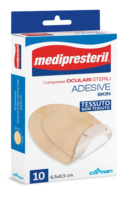 MEDIPRESTERIL COMPRESSA OCULARE ADESIVE SKIN 10 PEZZI - Farmacia Nuova Dr.ssa Gabriella Catellani