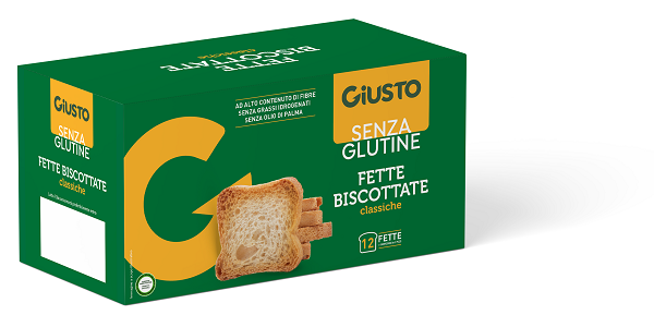 GIUSTO SENZA GLUTINE FETTE BISCOTTATE 150 G - Farmacia Nuova Dr.ssa Gabriella Catellani