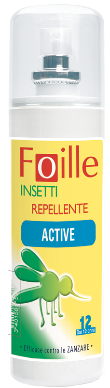 FOILLE INSETTI REPELLENTE ACTIVE 100 ML - Farmacia Nuova Dr.ssa Gabriella Catellani