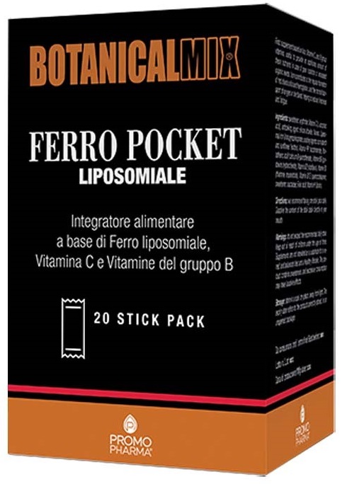 FERRO POCKET BOTANICAL MIX 20 STICK DA 2 G - Farmacia Nuova Dr.ssa Gabriella Catellani