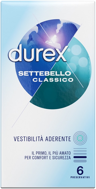 PROFILATTICO DUREX SETTEBELLO CLASSICO 6 PEZZI - Farmacia Nuova Dr.ssa Gabriella Catellani