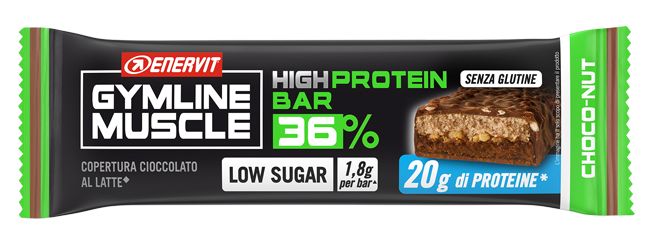 GYMLINE PROTEIN BAR 36 CHOCO NUT LS 55 G - Farmacia Nuova Dr.ssa Gabriella Catellani