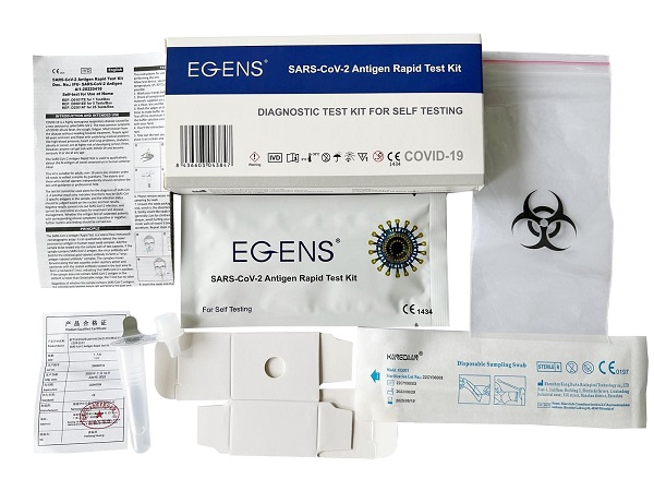 TEST ANTIGENICO RAPIDO COVID-19 EGENS AUTODIAGNOSTICO DETERMINAZIONE QUALITATIVA ANTIGENI SARS-COV-2 IN TAMPONI NASALI MEDIANTE IMMUNOCROMATOGRAFIA - Farmacia Nuova Dr.ssa Gabriella Catellani