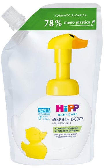 HIPP BABY CARE RICARICA MOUSSE DETERGENTE PAPERELLA FUN 250 ML - Farmacia Nuova Dr.ssa Gabriella Catellani