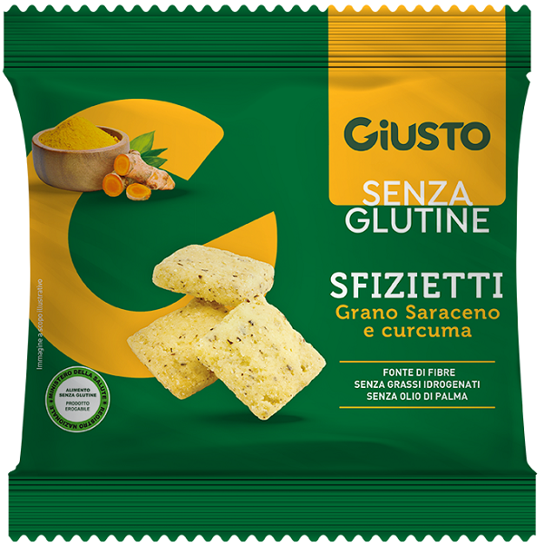 GIUSTO SENZA GLUTINE SFIZIETTI GRANO SARACENO 40 G - Farmacia Nuova Dr.ssa Gabriella Catellani