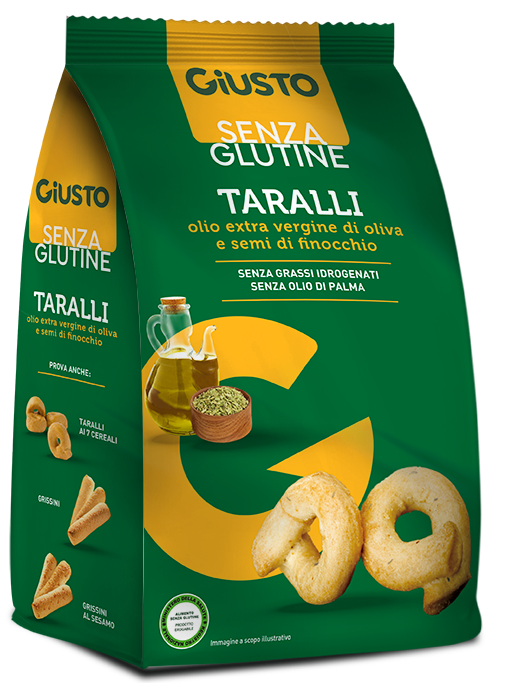 GIUSTO SENZA GLUTINE TARALLI FINOCCHIO 175 G - Farmacia Nuova Dr.ssa Gabriella Catellani