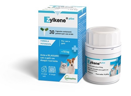 ZYLKENE PLUS CANI/GATTI 10 KG 30 CAPSULE - Farmacia Nuova Dr.ssa Gabriella Catellani