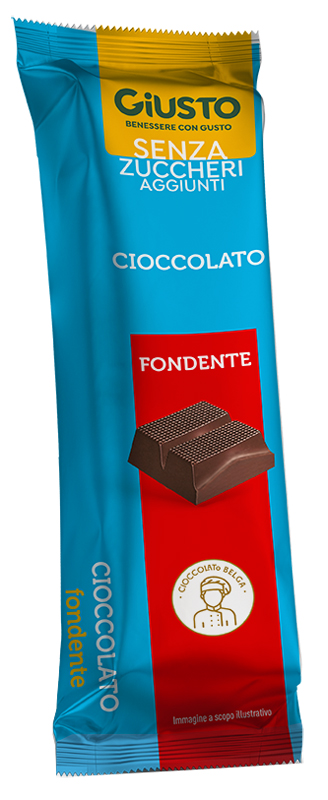GIUSTO SENZA ZUCCHERO BARRETTA CIOCCOLATO FONDENTE 42 G - Farmacia Nuova Dr.ssa Gabriella Catellani
