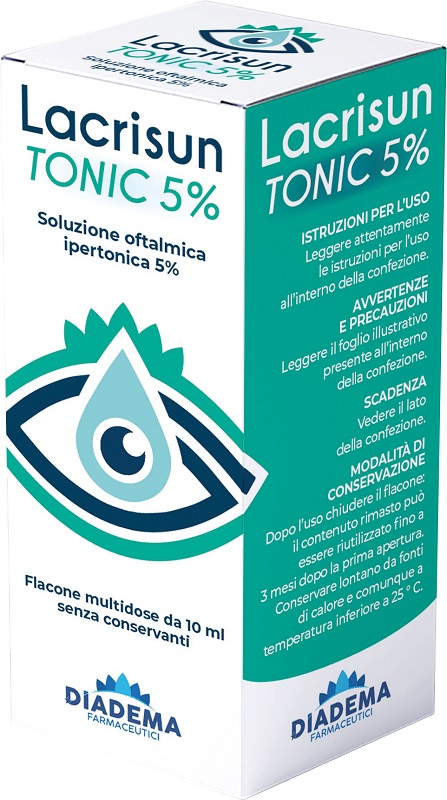 SOLUZIONE OFTALMICA IPERTONICA LACRISUN TONIC 5% 10 ML - Farmacia Nuova Dr.ssa Gabriella Catellani