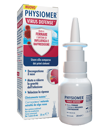 PHYSIOMER VIRUS DEFENSE 20 ML - Farmacia Nuova Dr.ssa Gabriella Catellani