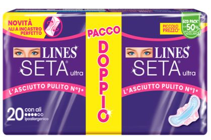 LINES SETA ULTRA ASSORBENTI ALI VP 20 PEZZI - Farmacia Nuova Dr.ssa Gabriella Catellani