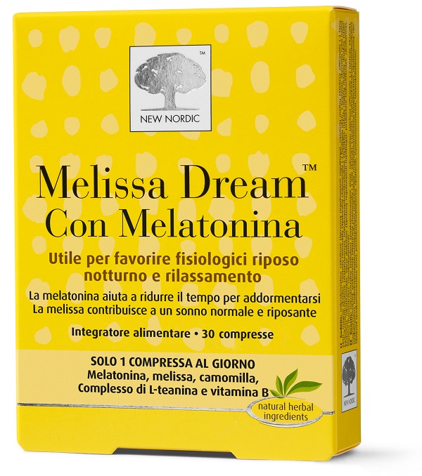 MELISSA DREAM CON MELATONINA 30 COMPRESSE - Farmacia Nuova Dr.ssa Gabriella Catellani