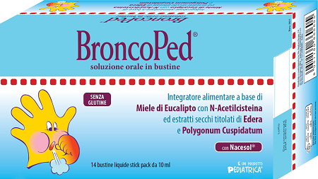 BRONCOPED SOLUZIONE ORALE 14 BUSTINE STICK PACK DA 10 ML - Farmacia Nuova Dr.ssa Gabriella Catellani