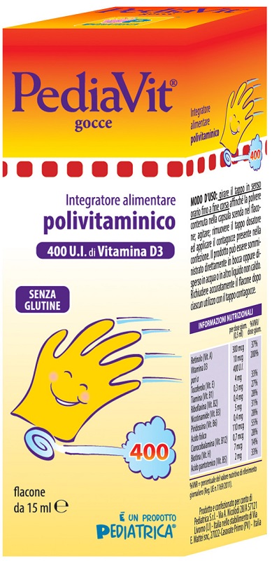 PEDIAVIT GOCCE 15 ML - Farmacia Nuova Dr.ssa Gabriella Catellani