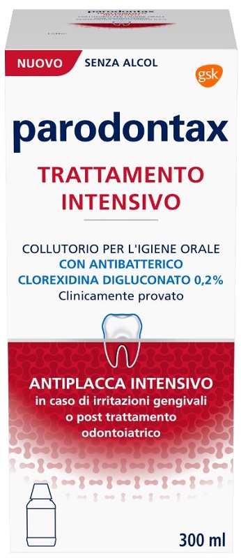 PARODONTAX TRATTAMENTO INTENSIVO CLOREXIDINA 0,2% - Farmacia Nuova Dr.ssa Gabriella Catellani