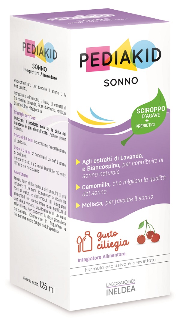 PEDIAKID SONNO SCIROPPO 125 ML - Farmacia Nuova Dr.ssa Gabriella Catellani