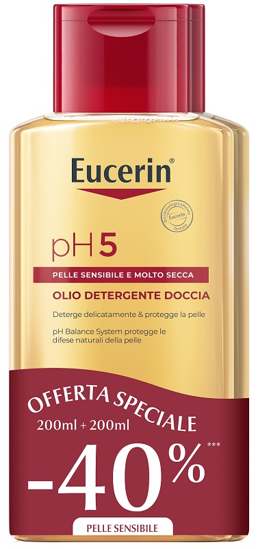 EUCERIN BIPACCO PH5 OLIO DETERGENTE 200 ML + 200 ML - Farmacia Nuova Dr.ssa Gabriella Catellani