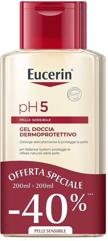 EUCERIN BIPACCO PH5 GEL DOCCIA 200 ML + 200 ML - Farmacia Nuova Dr.ssa Gabriella Catellani