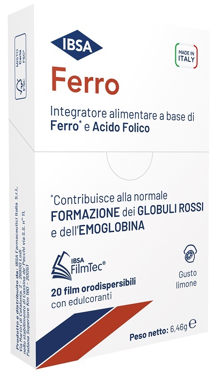 FERRO IBSA 20 FILM ORODISPERSIBILI - Farmacia Nuova Dr.ssa Gabriella Catellani
