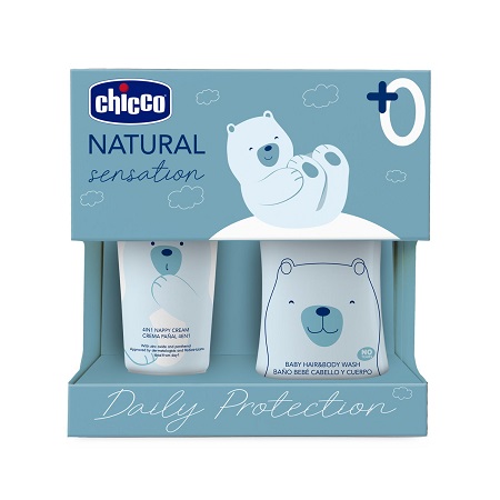CHICCO NATURAL SENSATION SET BAGNOSHAMPOO+PASTA LENITIVA - Farmacia Nuova Dr.ssa Gabriella Catellani