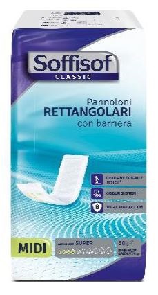 SOFFISOF CLASSIC PANNOLONE RETTANGOLARE CON BARRIERA 30 PEZZI - Farmacia Nuova Dr.ssa Gabriella Catellani