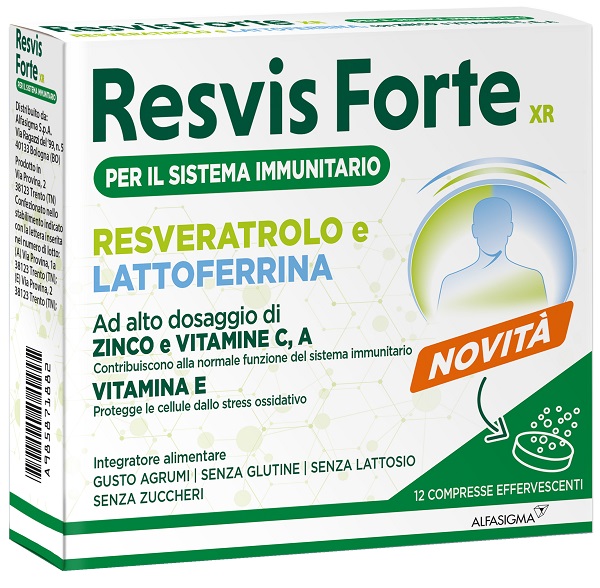 RESVIS FORTE XR 12 COMPRESSE EFFERVESCENTI - Farmacia Nuova Dr.ssa Gabriella Catellani