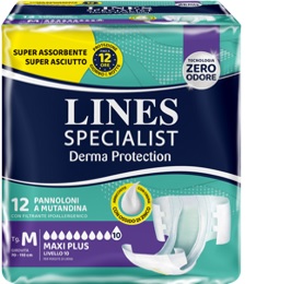 PANNOLONE MUTANDINA LINES SPECIALIST DERM AP L 12 PEZZI - Farmacia Nuova Dr.ssa Gabriella Catellani