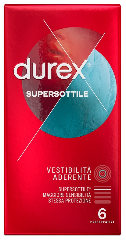PROFILATTICO DUREX SUPERSOTTILE CLOSE FIT 6 PEZZI - Farmacia Nuova Dr.ssa Gabriella Catellani