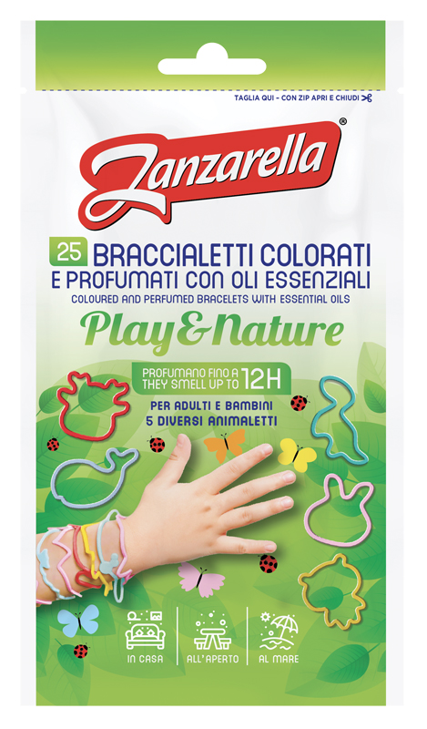 ZANZARELLA BRACCIALETTI PALY&NATURE 25 PEZZI - Farmacia Nuova Dr.ssa Gabriella Catellani