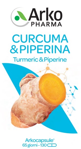 ARKOCPS CURCUMA + PIPERINA 130 CAPSULE - Farmacia Nuova Dr.ssa Gabriella Catellani
