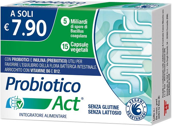PROBIOTICO ACT 15 CAPSULE VEGETALI - Farmacia Nuova Dr.ssa Gabriella Catellani