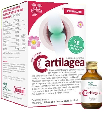 CARTILAGEA SALUGEA 18 FLACONCINI DA 12 ML - Farmacia Nuova Dr.ssa Gabriella Catellani