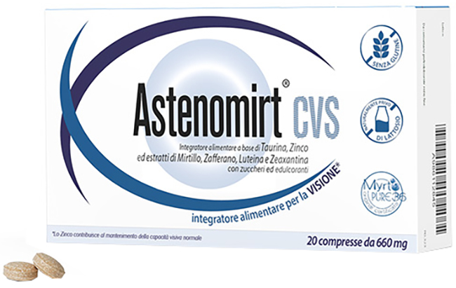 ASTENOMIRT CVS 20 COMPRESSE - Farmacia Nuova Dr.ssa Gabriella Catellani