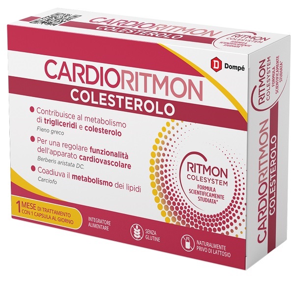 CARDIORITMON COLESTEROLO 30 CAPSULE - Farmacia Nuova Dr.ssa Gabriella Catellani
