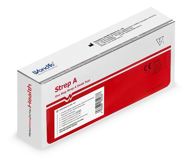 TEST ONE STEP STREP A DETERMINAZIONE QUALITATIVA ANTIGENI STREPTOCOCCO A IN TAMPONE FARINGEO AUTODIAGNOSTICO - Farmacia Nuova Dr.ssa Gabriella Catellani